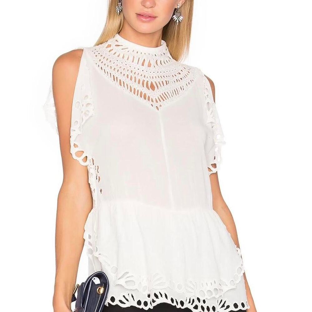 Iro Women's White Blouse Cream size 36